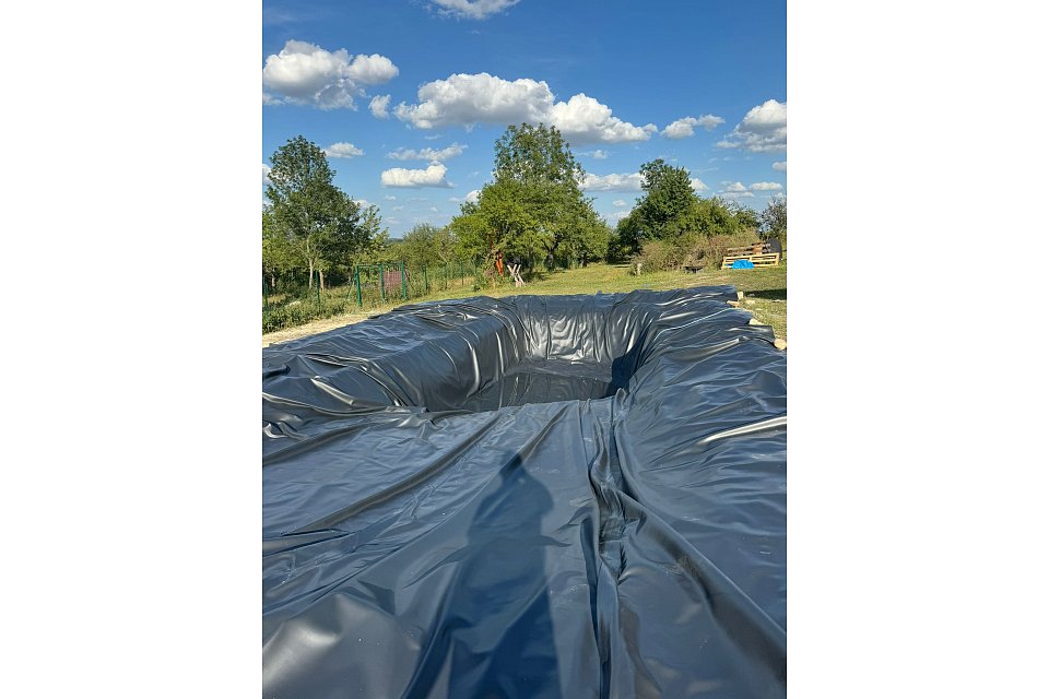 PLACHTA PRO KOUPACÍ JEZÍRKO 10 X 16 M